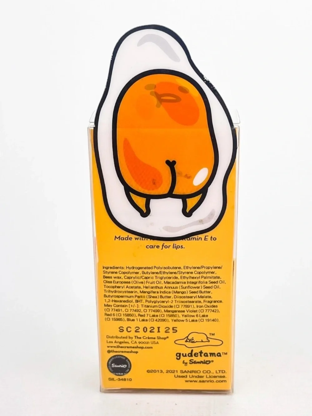 NWT The Crème Shop Limited Edition Gudetama Macaron Lip Balm